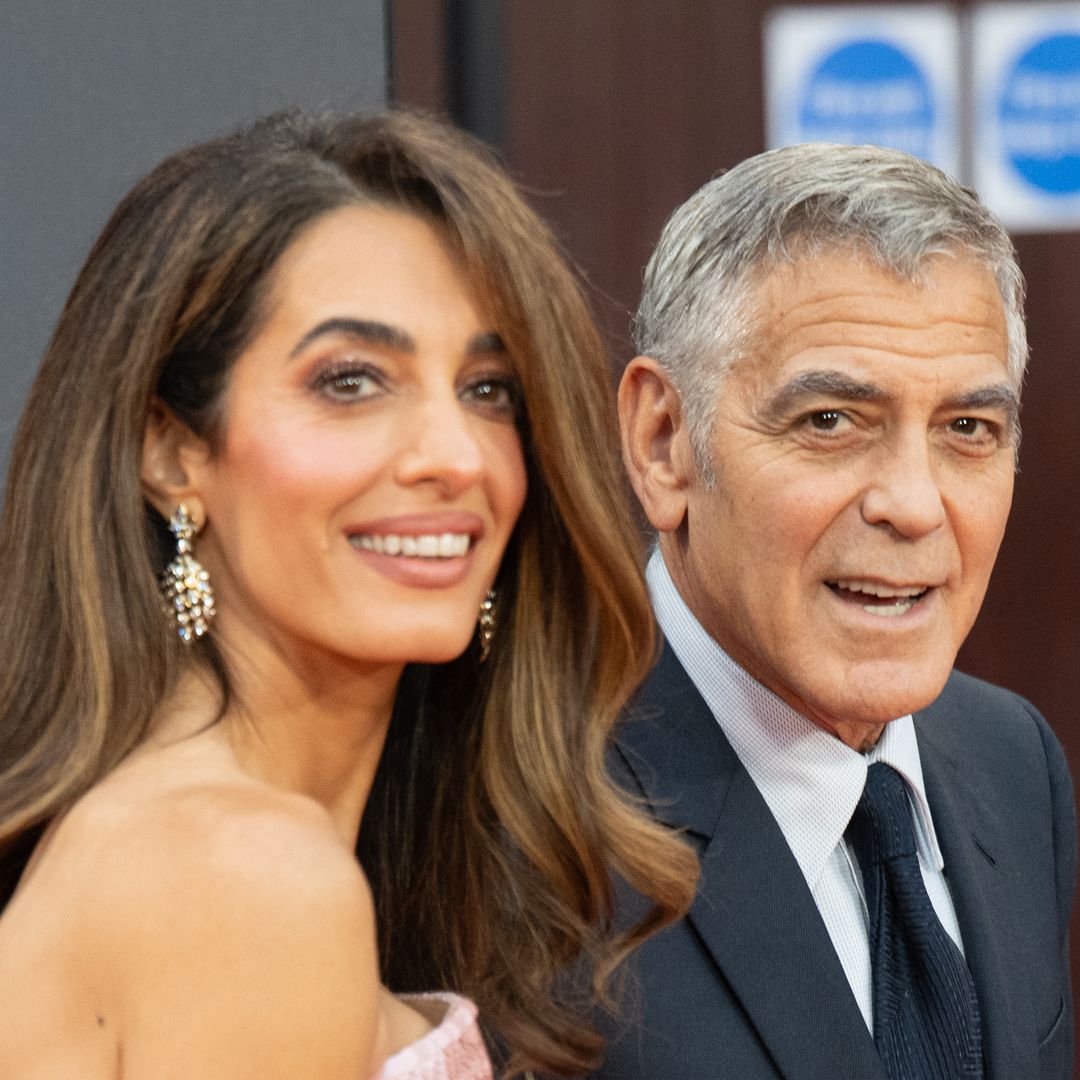 Amal Clooney and George Clooney attend the "Jay Kelly" Headline Gala at the 69th BFI London Film Festival at The Royal Festival Hall on October 10, 2025 in London, England