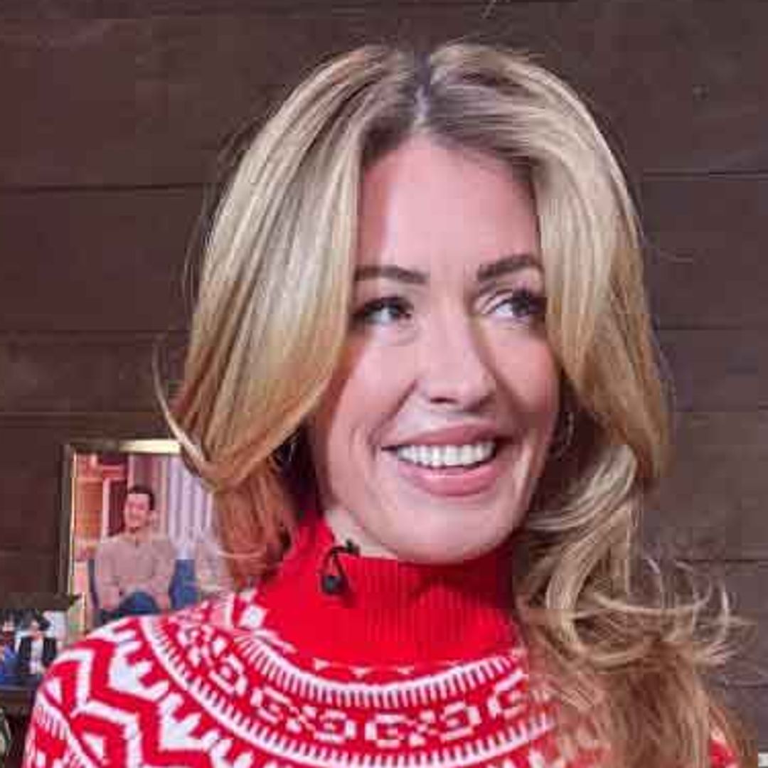 Cat Deeley’s high street red knit is the ultimate festive style inspiration