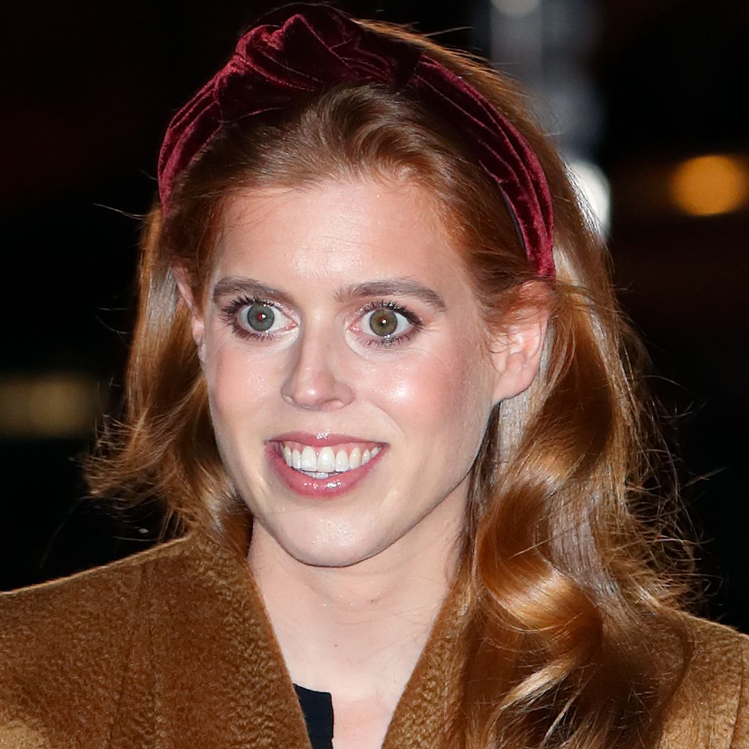 Princess Beatrice steps into Christmas with tumbling red hair and a classic dress at King Charles' royal lunch