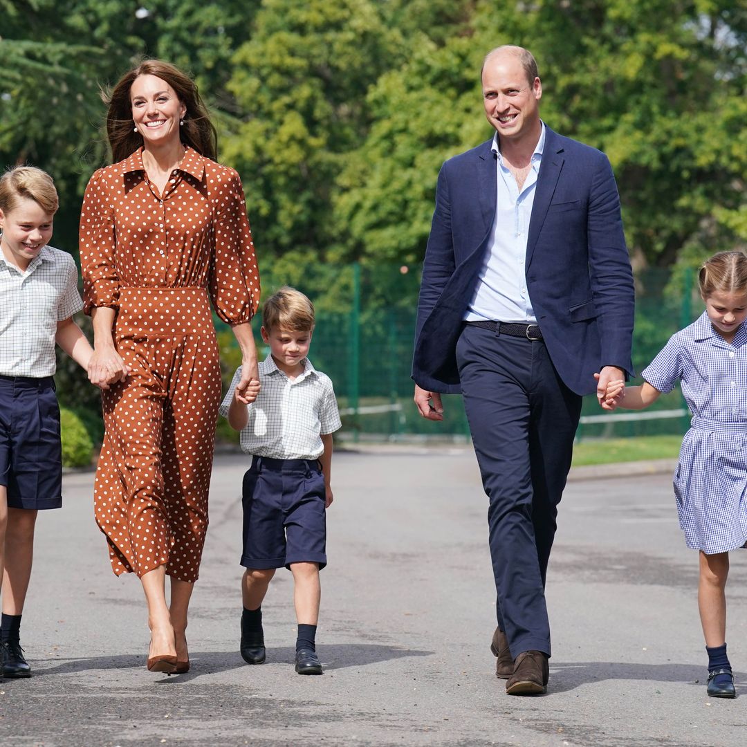 George, Charlotte and Louis and more royals on their first day at school
