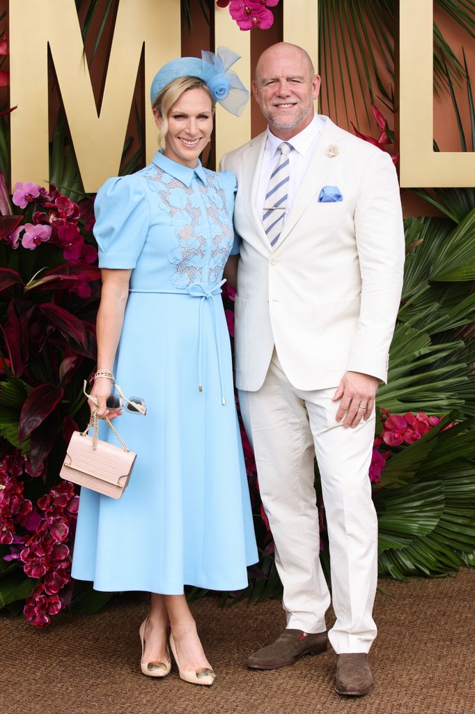 Zara Tindall and Mike Tindall at Magic Millions