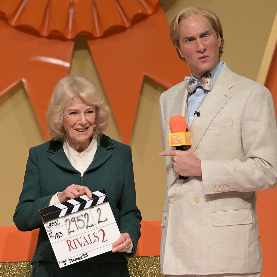 Queen Camilla comes face-to-face with the cast of her favourite show