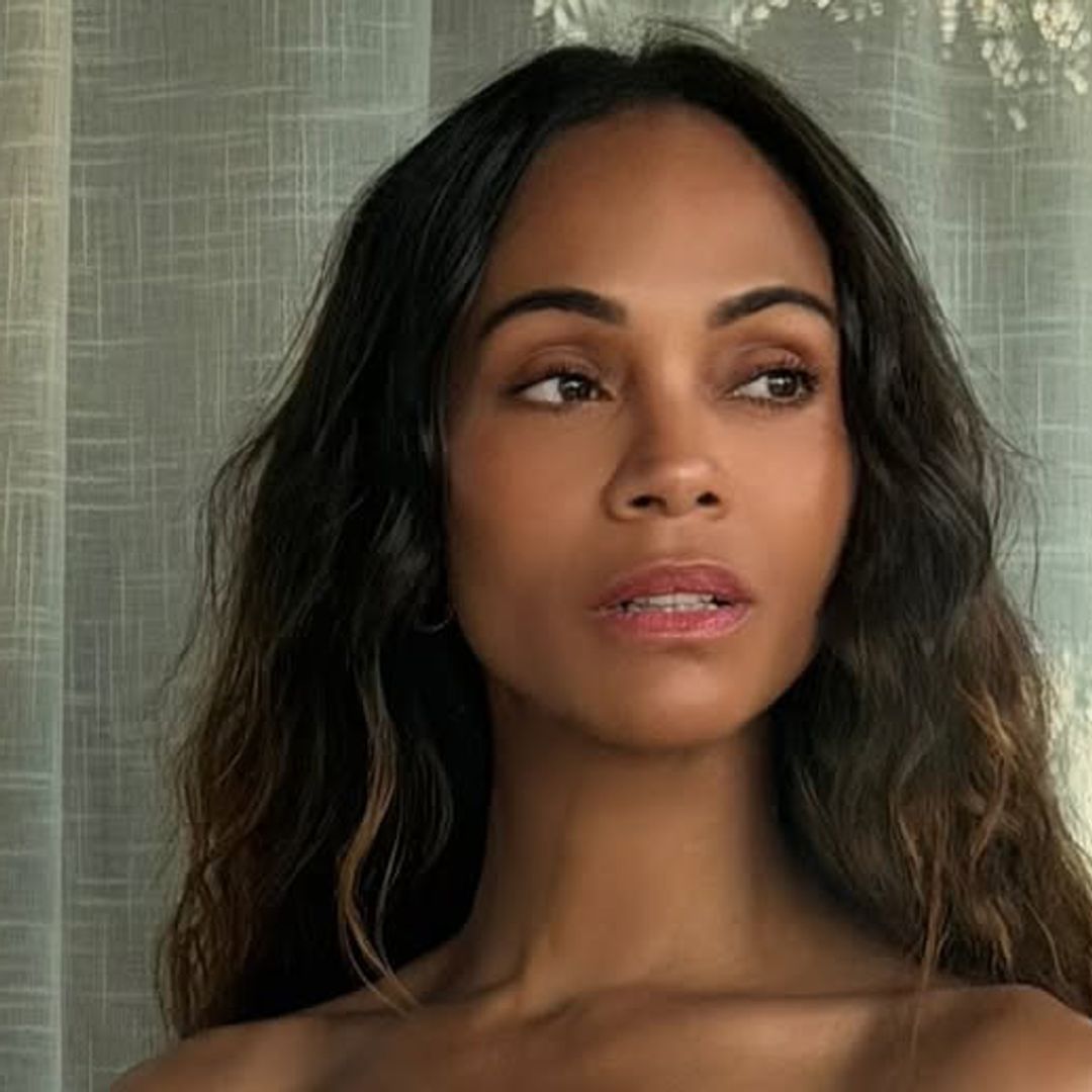 Oscar winner Zoe Saldana's hairstylist swears by this product for frizz-free hair