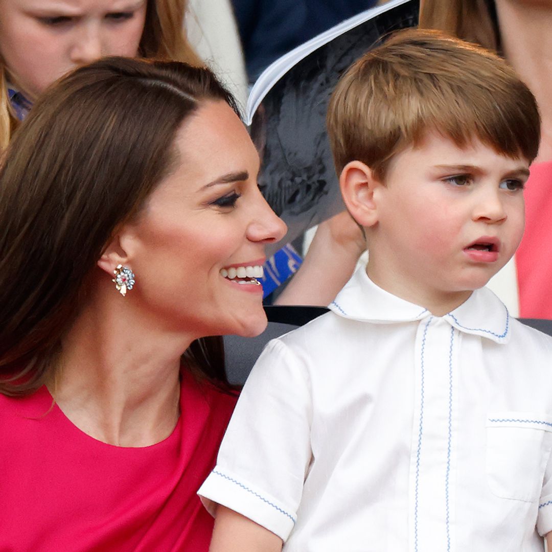 Prince Louis is clearly just like mum Princess Kate with this unique gesture