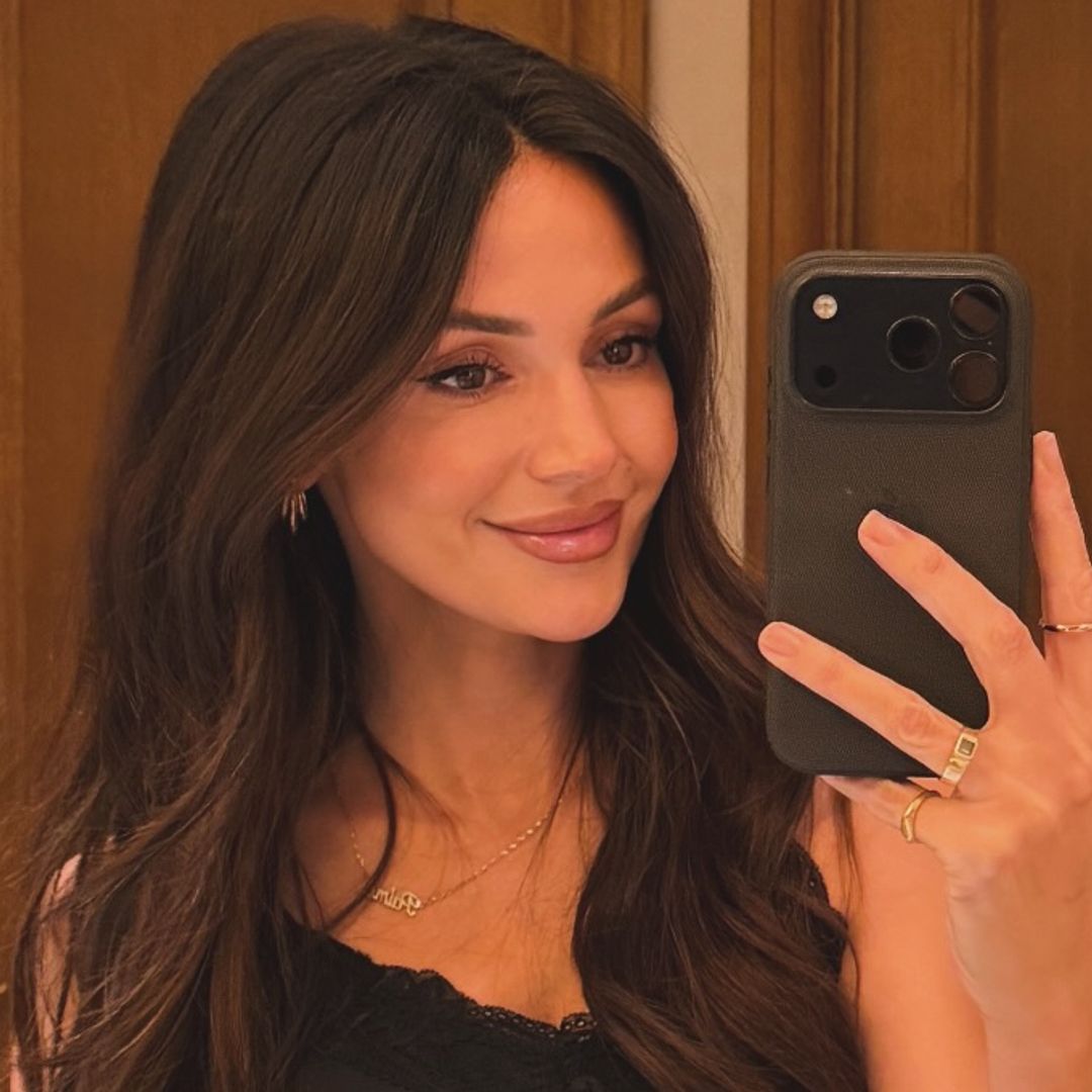 Michelle Keegan's baby's first Christmas party dress is adorable