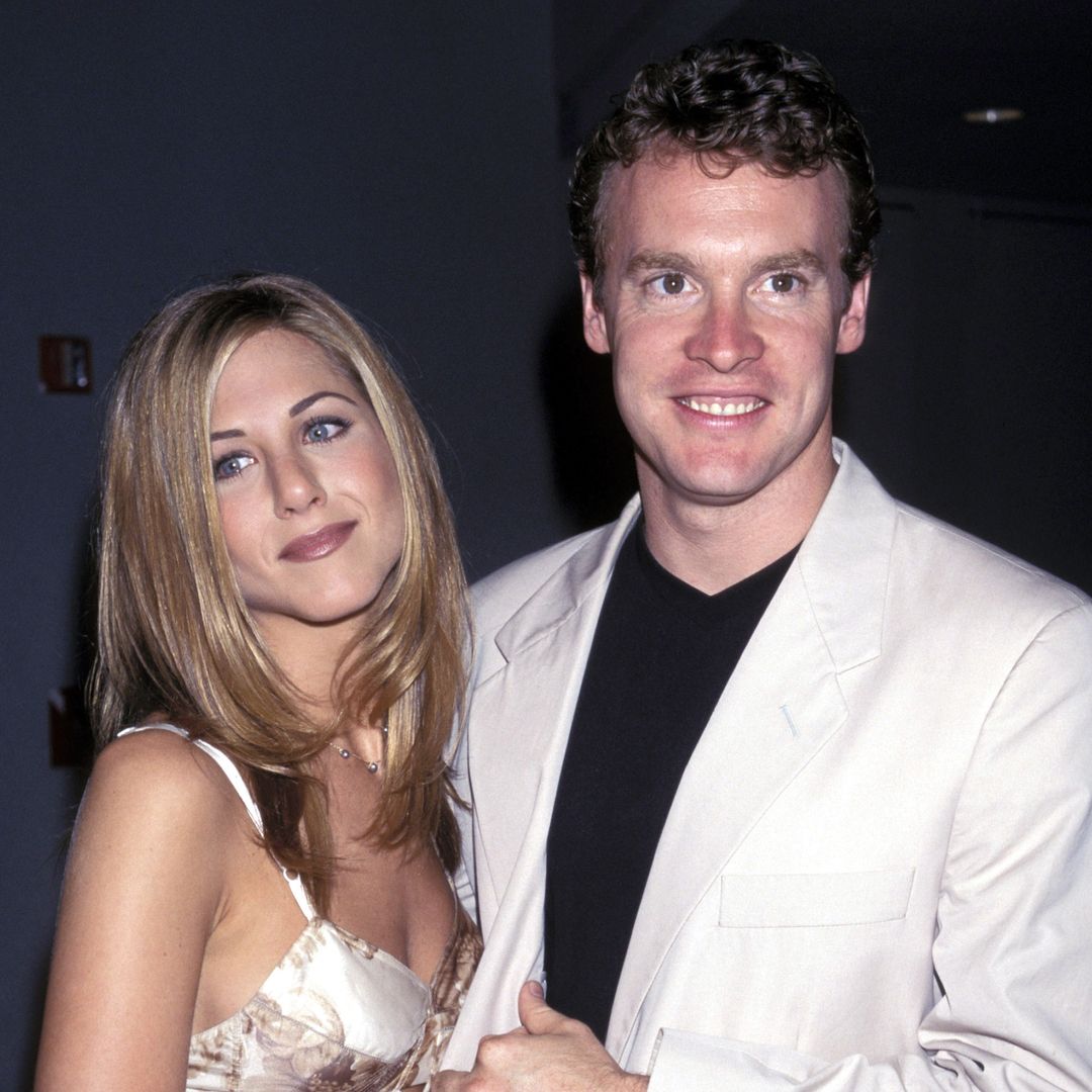 Jennifer Aniston's ex looks worlds away from his Memphis Belle days in latest outing