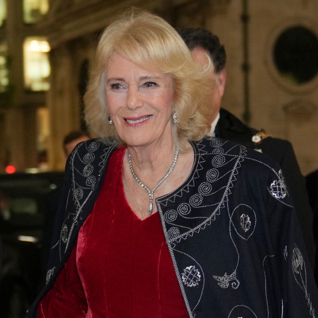 Queen Camilla just wore King Charles' 27-year-old velvet robe - and nobody noticed