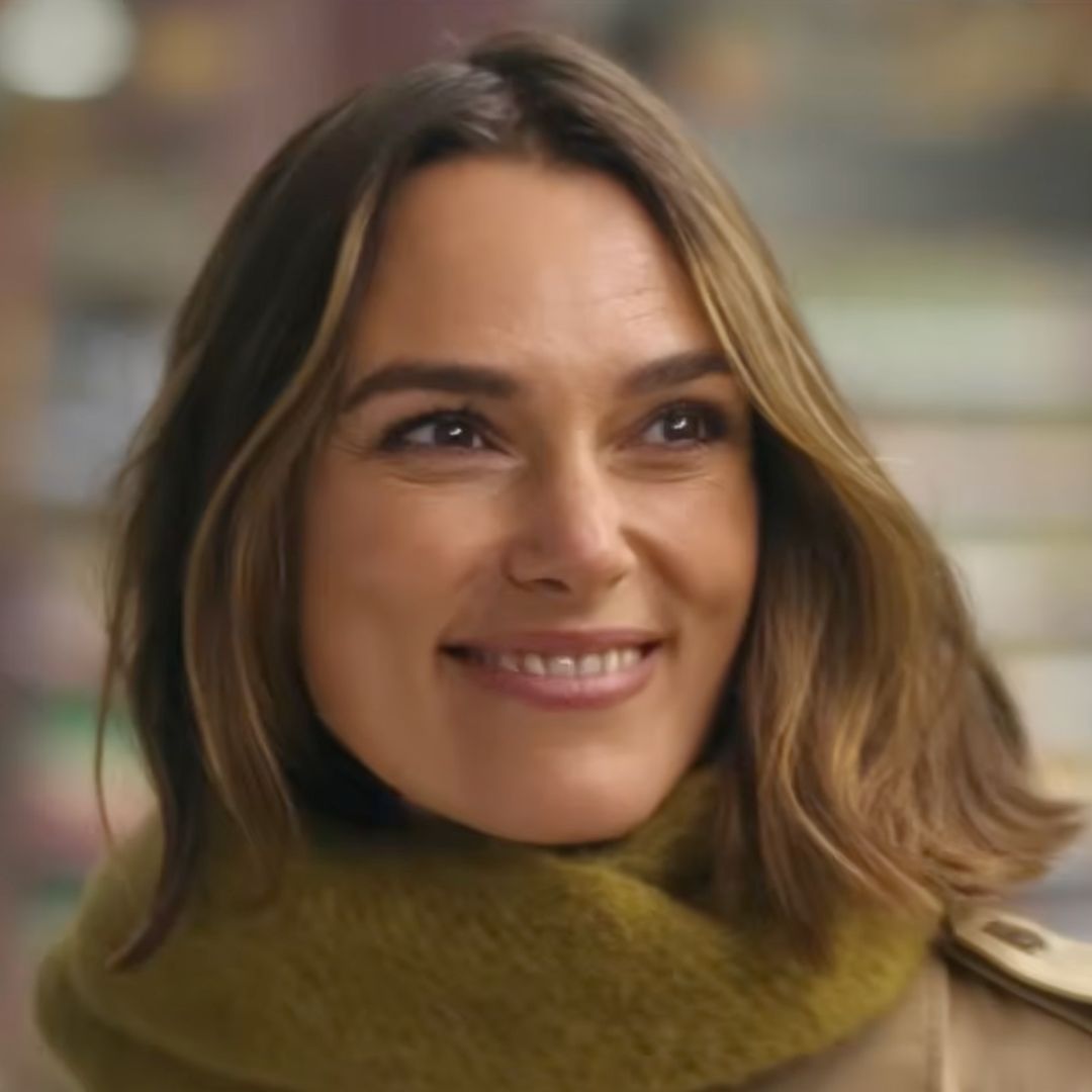 Keira Knightley wears £29 olive green scarf in the new Waitrose Christmas ad - and it's available in a new colour