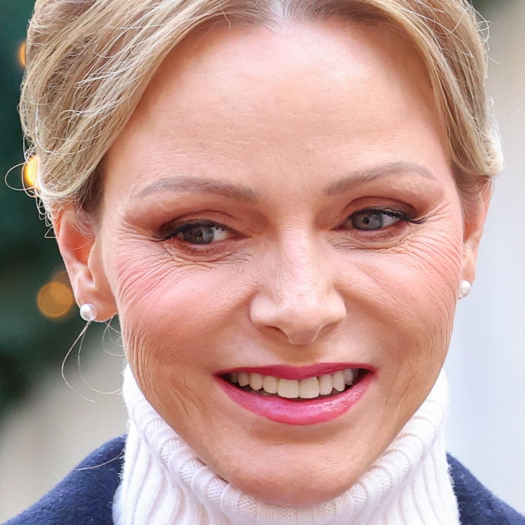 Princess Charlene switches up hair with 'modern' blonde beehive